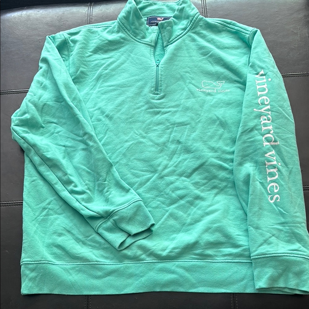Vineyard Vines Seafoam Green Quarter-Zip